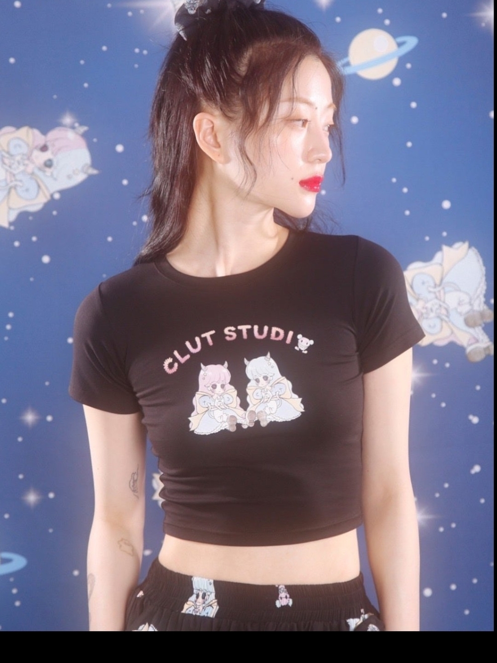 Clut Studio | Devil Twin Crop Top